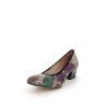 escarpins décolletés Qootum en cuir serpent multicouleurs